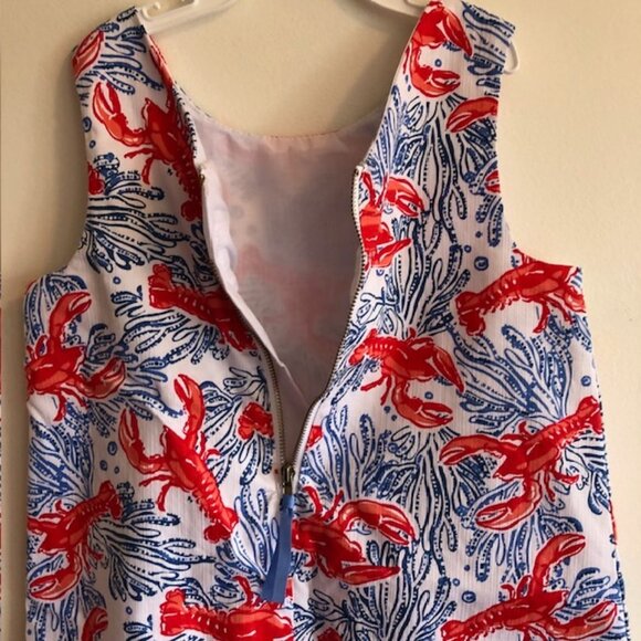 TOMMY BAHAMA Girl Lobster Print Sleeveless Dress 5 - Picture 7 of 15